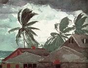 Winslow Homer Hurricane oil painting on canvas